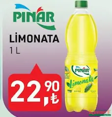 PINAR LİMONATA 1 L
